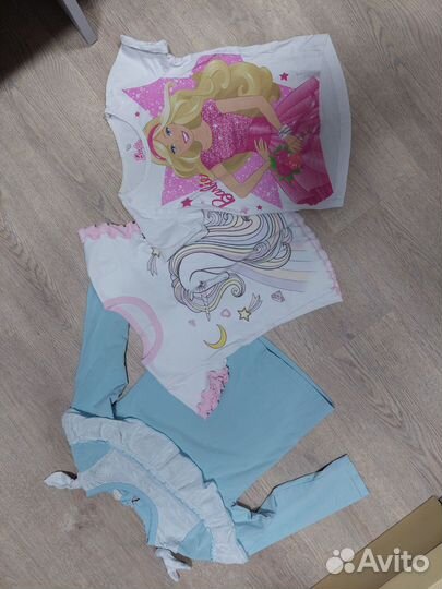 Пакет вещей для девочки 104 110 zara, pt, benneton