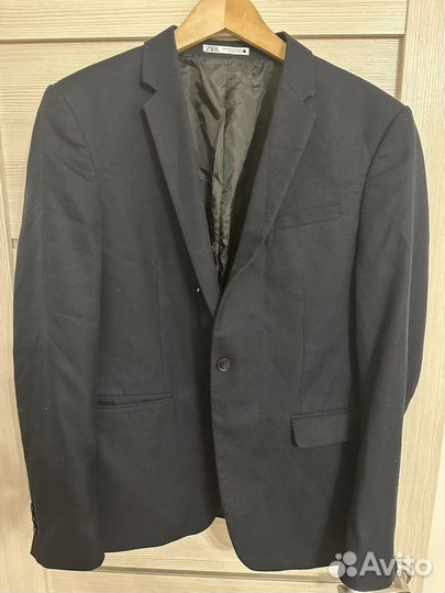 Костюм синий мужской Zara