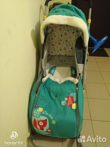 Детские сани с колесами