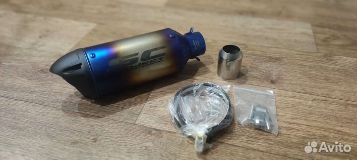 Новый глушитель на мотоцикл