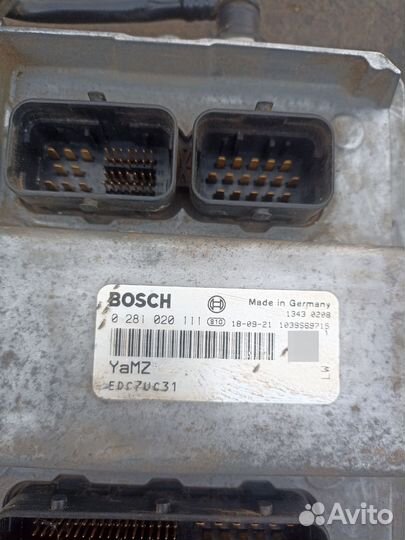 Блок управления двигателем 0281020111 с прошивкой