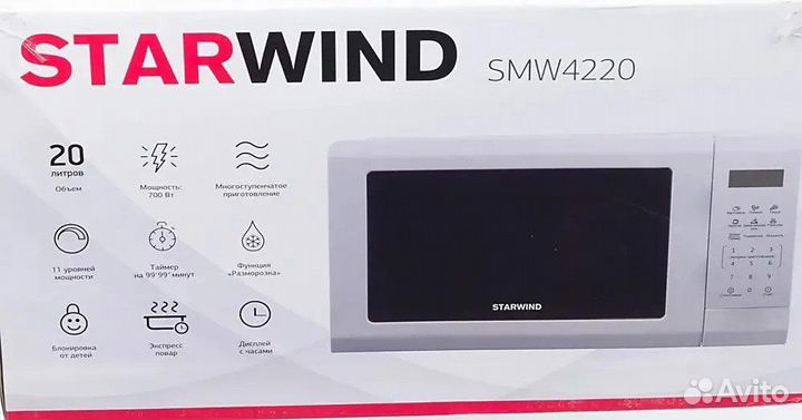 Новая микроволновая печь StarWind SMW4220