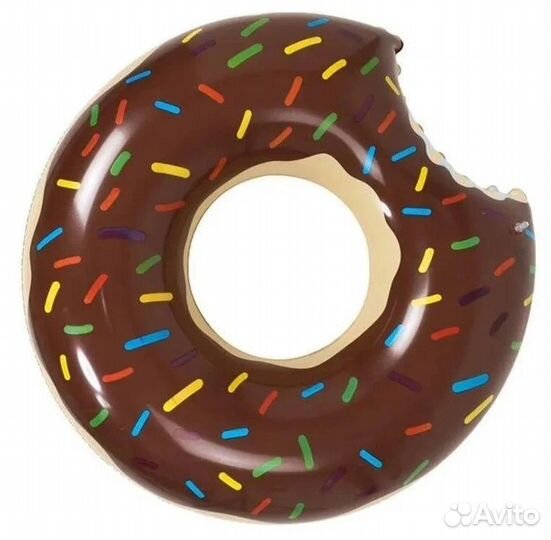 Надувной круг для плавания Пончик