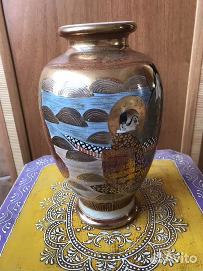 Ваза Япония. Сацума. Антик