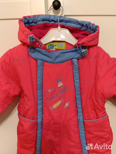 Комбинезон демисезонный для девочки 74