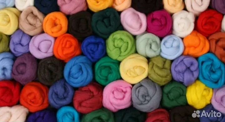 Шерсть и вискоза для валяния