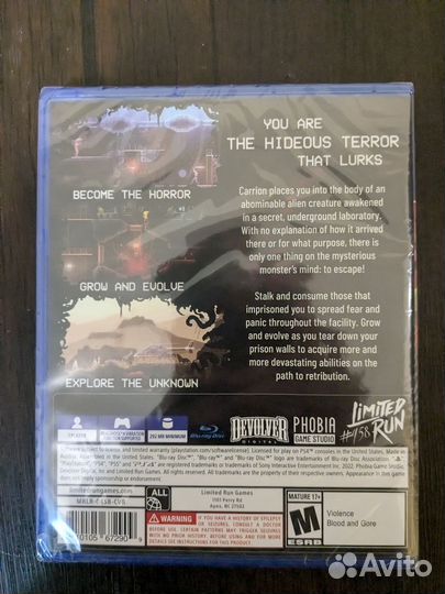 Carrion PS4 (Limited Run Games)