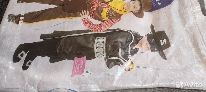 Карнавальный костюм Зорро рост 122см