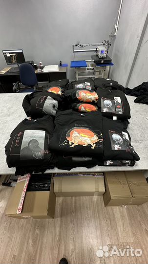 DTF Печать на футболках (от 10шт), в рулон (от 1м)