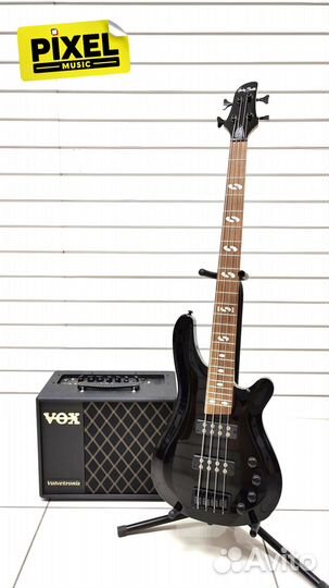 Бас гитара Harley Benton B-450 Black Progressive