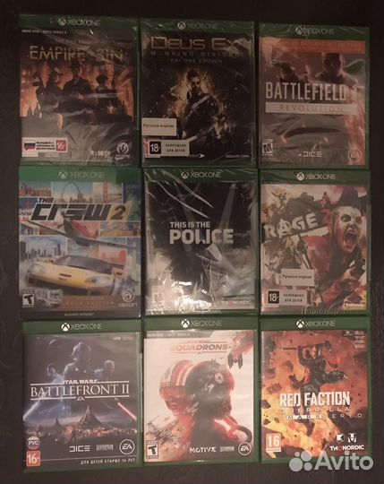Игры для Xbox 360 / xbox one / series X
