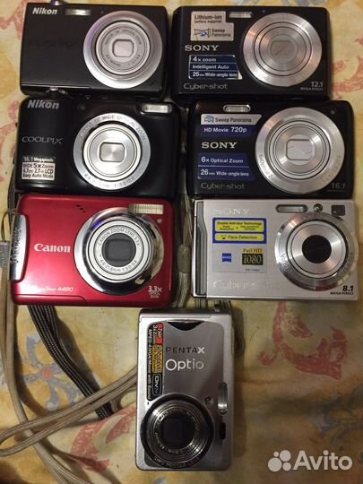 Фотоаппараты Разные Sony,Nikon,Olimpus,Panasonic