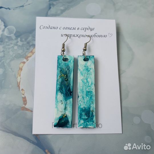 Серьги ручной работы