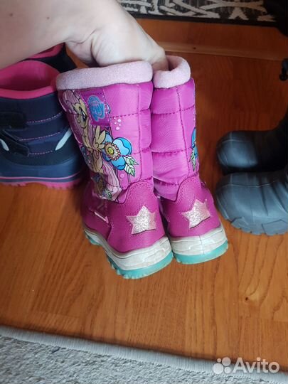 Сапоги зимние и демисезон 26-27 р