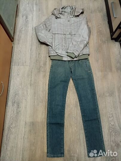 Джинсы стрейч узкие девичьи 25 размер