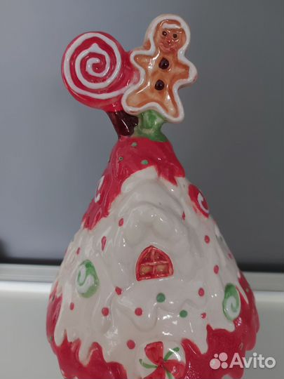 Емкость керамическая для сладостей новая