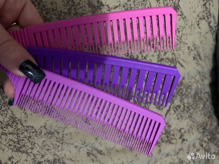 Набор расчёсок для вуального мелирования 3 шт