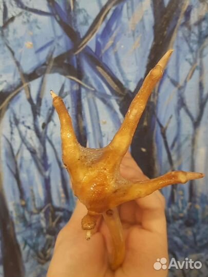 Подсвечник из лапы петуха