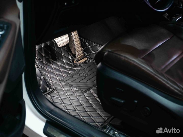 3Д коврики из экокожи Kia sorento prime 2021