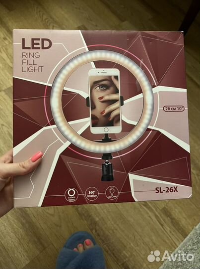 Штатив кольцевая лампа