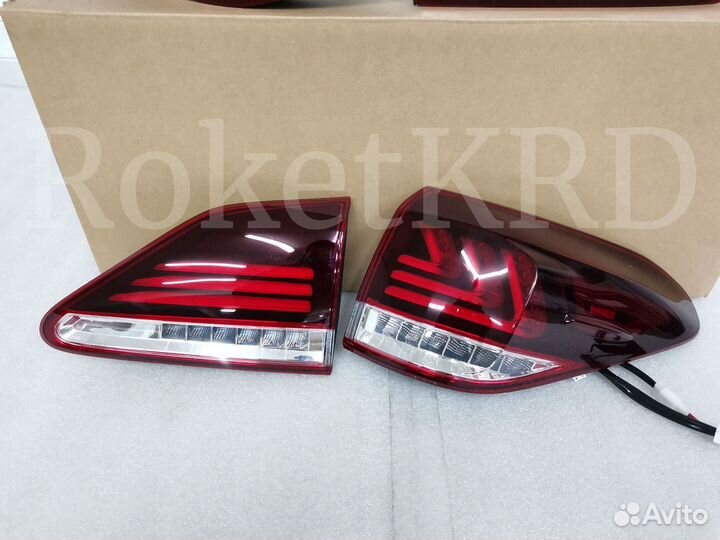 Задние фонари Lexus RX 10-2015 год LED