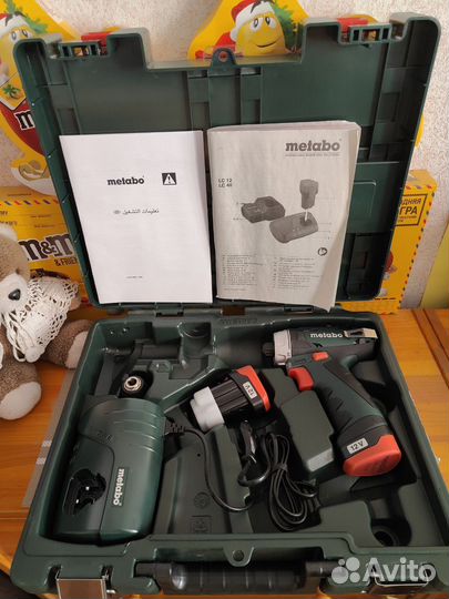 Новый Metabo PowerMaxx BS Basic Set с Аксессуарами