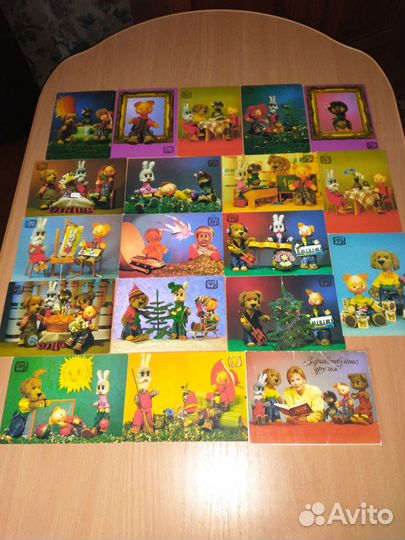 Наборы открыток 1968г.1974г.1976г,1990г,1991г