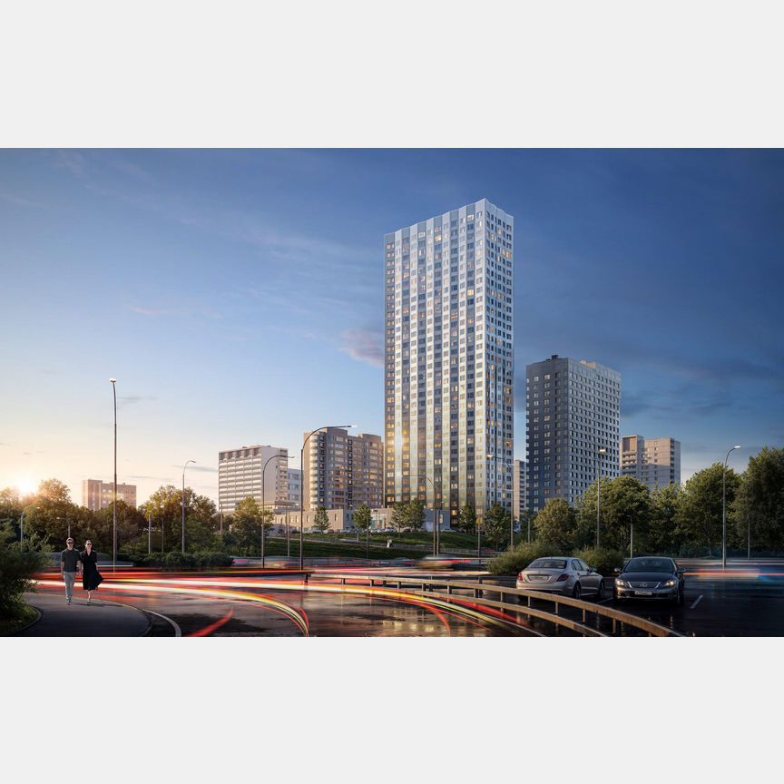 2-к. квартира, 77,2 м², 30/35 эт.