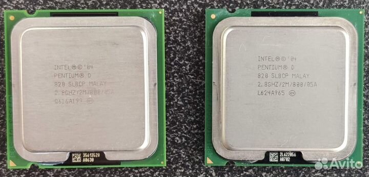 Процессор Intel Pentium D 820, 2.8ггц, LGA 775