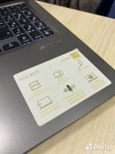 Свежий ультрабук asus core I3 11Gen/8Gb ddr4/nvme