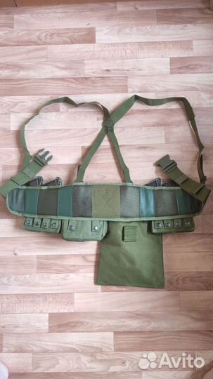 Тактический пояс с подсумками и лямками комплект