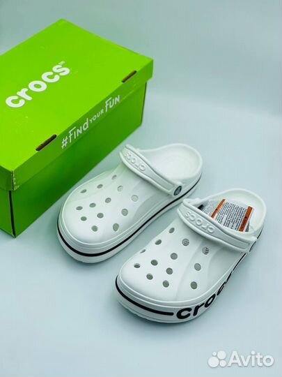 Сабо Crocs Белые