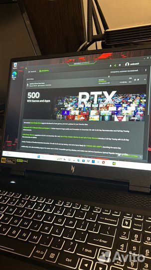 Игровой ноутбук Nitro 16 Ryzen 5 7640HS RTX 4050