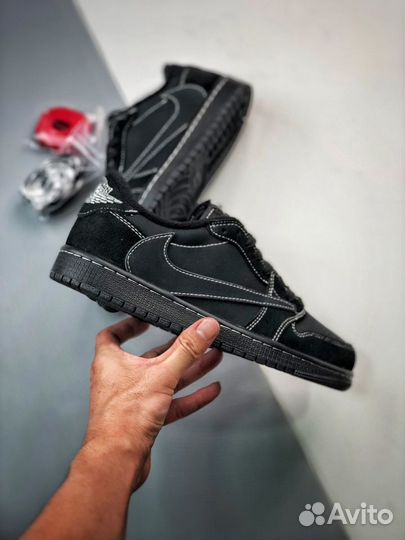 Travis Scott x Nike Air Jordan 1 Low Black Phantom