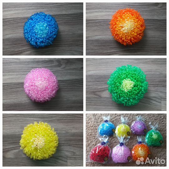 Мочалка-астра, пивная кружка