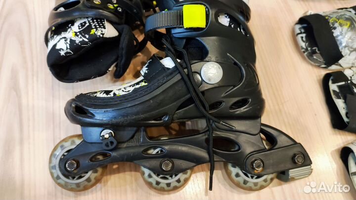 Роликовые коньки детские раздвижные 31-34 размер