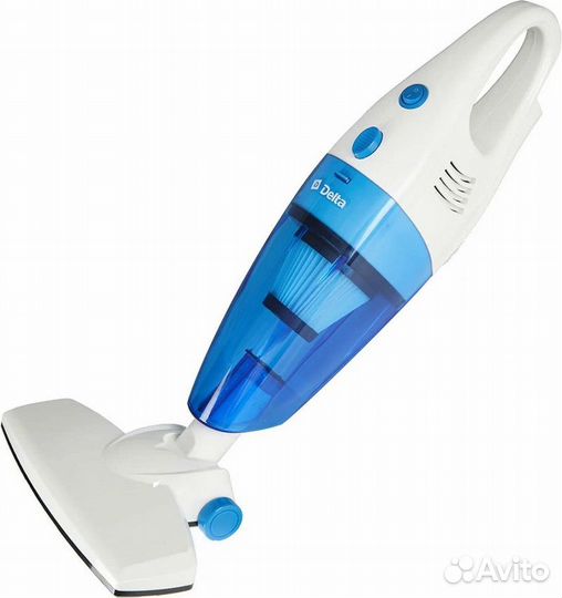Пылесос delta DL-0849 белый с голубым