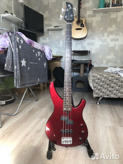 Бас гитара Yamaha trbx174 rm red metallic