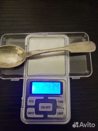 Ложка антикварная ютф и малая ложечка