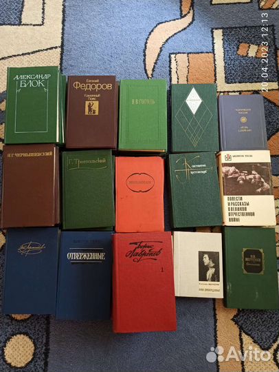 Книги русских авторов, собрания сочинений