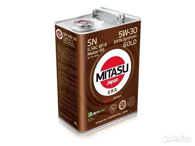 Моторное масло (Япония) Mitasu Gold SN 5W-30 GF-5