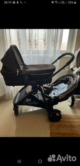 Каляска двух местный пользовались 2 месяца
