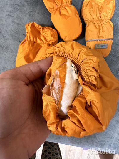 Пинетки и варежки зимние