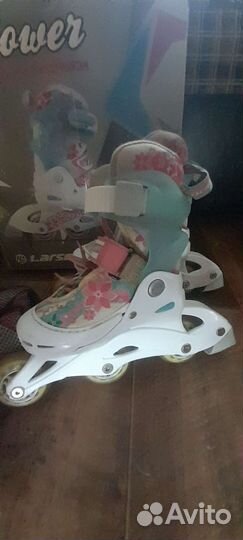 Роликовые коньки детские раздвижные