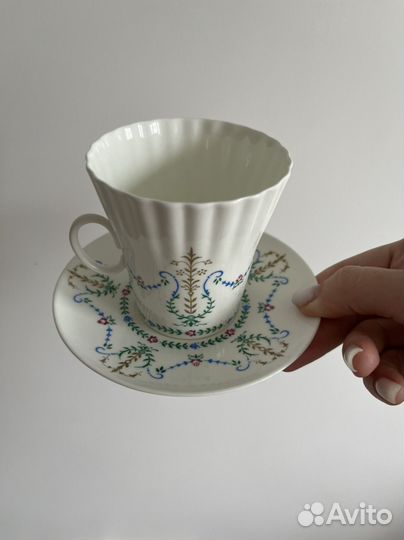 Чайная кофейная пара винтаж