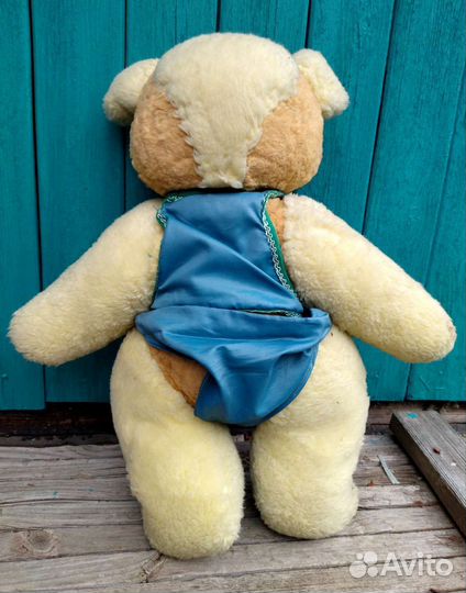 Игрушка медведь мишка плюшевый 60 см СССР