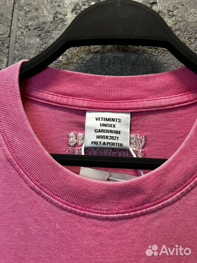 Футболка vetements оверсайз