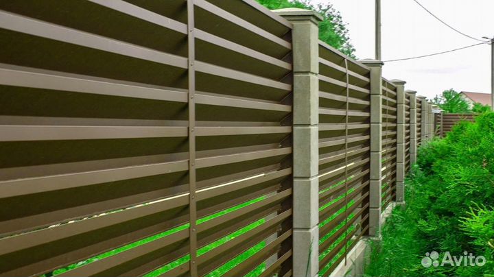 Заборы жалюзи с доставкой