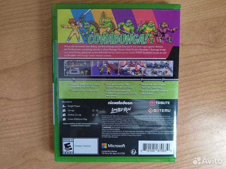 Turtles Shredders Revenge Xbox One