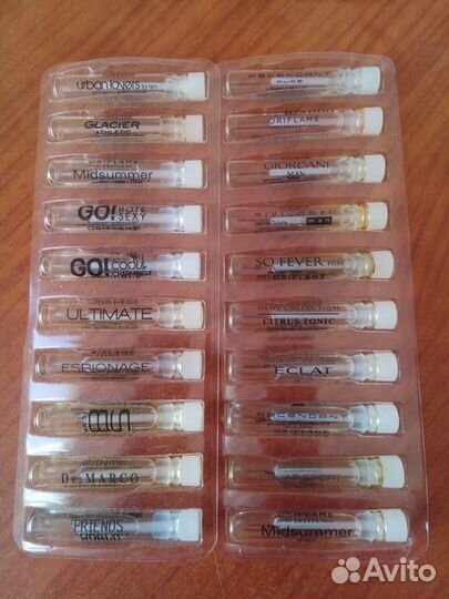 Пробники раритетных ароматов Oriflame